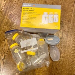 Medela Storage Bottles and Haakaa Bundle